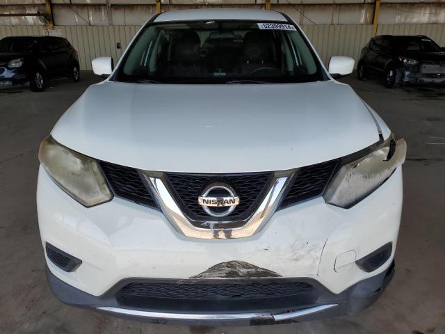 KNMAT2MT1GP595809 - 2016 NISSAN ROGUE S WHITE photo 5