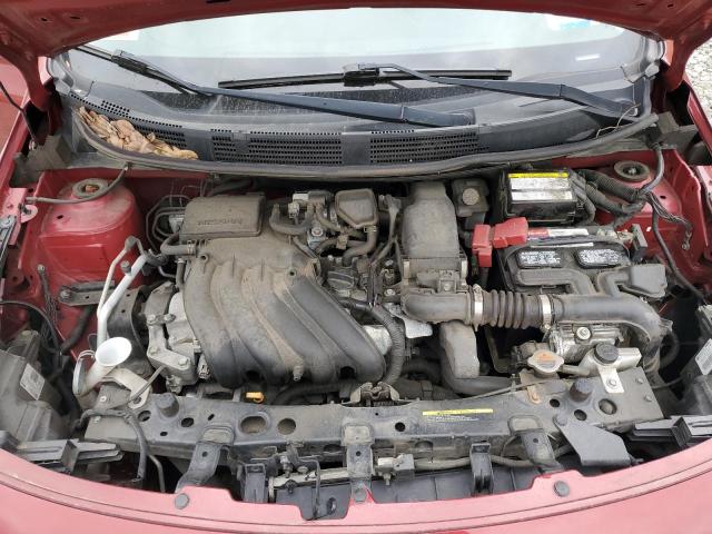 3N1CN7AP3KL820925 - 2019 NISSAN VERSA S BURGUNDY photo 11