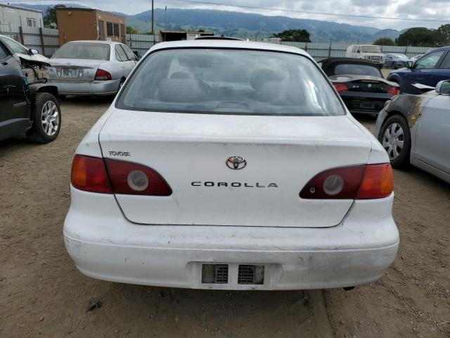 1NXBR12E01Z559678 - 2001 TOYOTA COROLLA CE WHITE photo 6