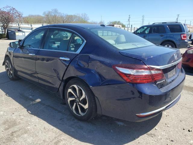 1HGCR2F04GA133596 - 2016 HONDA ACCORD EX BLUE photo 2