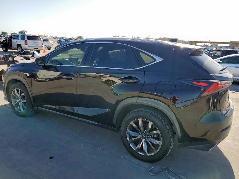 JTJSARBZ1M2191862 - 2021 LEXUS NX 300 BASE შავი ფოტო 2