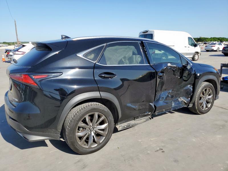 JTJSARBZ1M2191862 - 2021 LEXUS NX 300 BASE შავი ფოტო 3