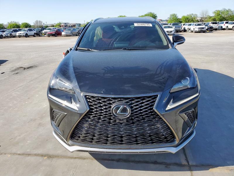 JTJSARBZ1M2191862 - 2021 LEXUS NX 300 BASE შავი ფოტო 5