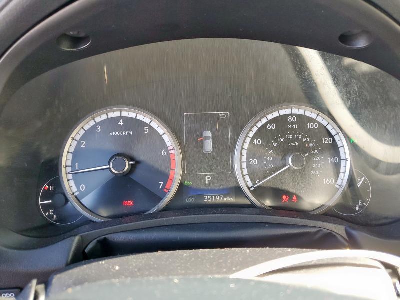 JTJSARBZ1M2191862 - 2021 LEXUS NX 300 BASE შავი ფოტო 9