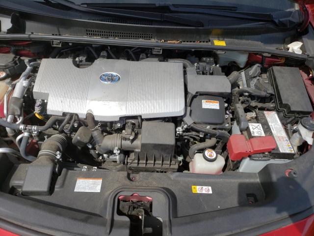JTDKARFPXJ3090014 - 2018 TOYOTA PRIUS PRIM წითელი ფოტო 11