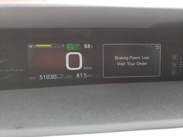 JTDKARFPXJ3090014 - 2018 TOYOTA PRIUS PRIM წითელი ფოტო 9