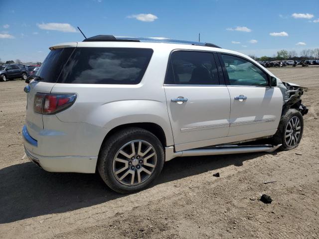 1GKKRTKD6DJ143376 - 2013 GMC ACADIA DENALI WHITE photo 3