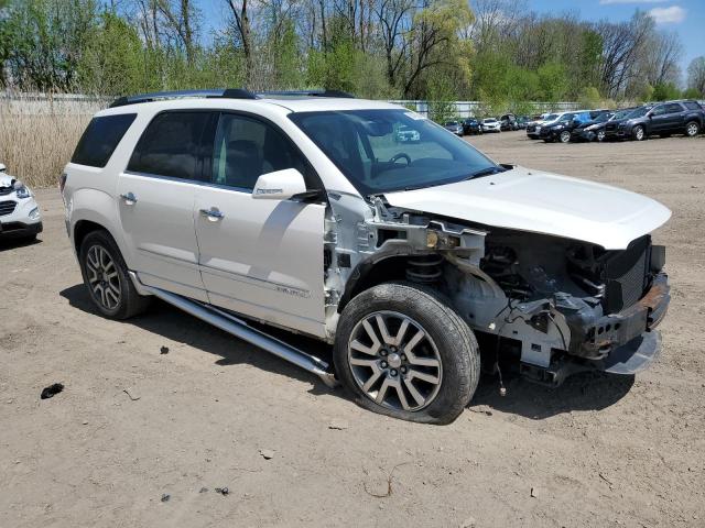 1GKKRTKD6DJ143376 - 2013 GMC ACADIA DENALI WHITE photo 4