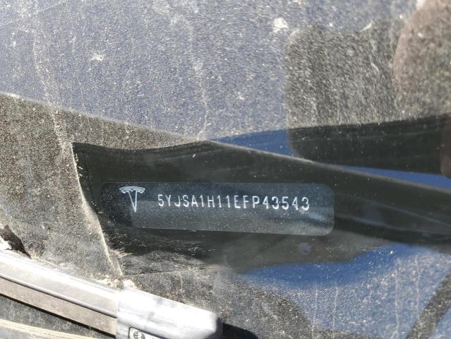 5YJSA1H11EFP43543 - 2014 TESLA MODEL S Ağ foto 12