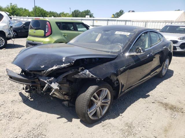 5YJSA1H10EFP30606 - 2014 TESLA MODEL S Qara foto 1
