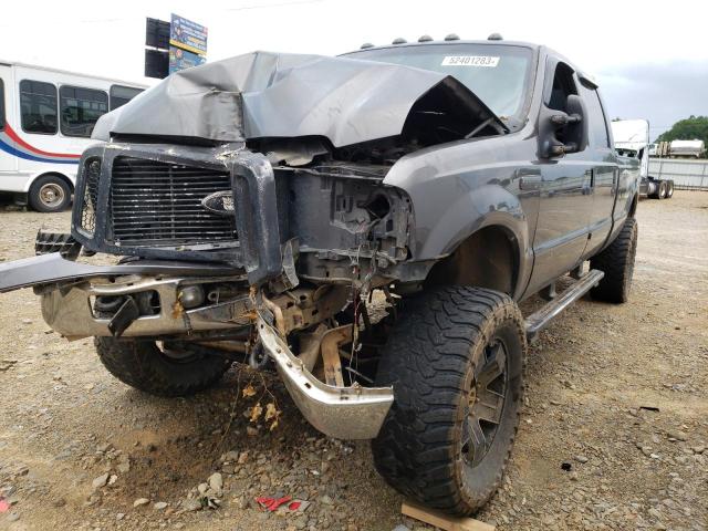 1FTWW31P16EB38275 - 2006 FORD F350 4X4 SRW SUPER DUTY GRAY photo 1