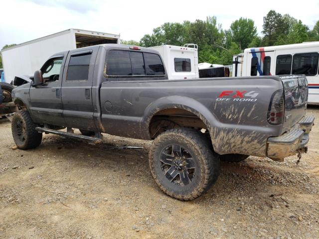 1FTWW31P16EB38275 - 2006 FORD F350 4X4 SRW SUPER DUTY GRAY photo 2