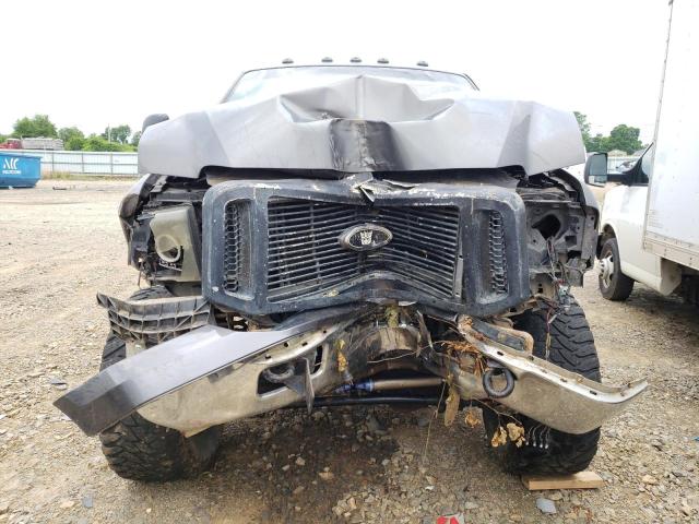 1FTWW31P16EB38275 - 2006 FORD F350 4X4 SRW SUPER DUTY GRAY photo 5