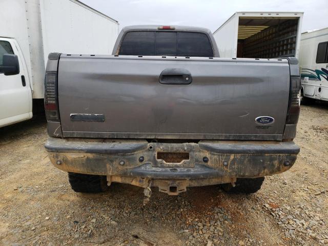 1FTWW31P16EB38275 - 2006 FORD F350 4X4 SRW SUPER DUTY GRAY photo 6