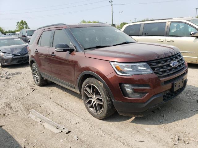 1FM5K8GT4GGA53179 - 2016 FORD EXPLORER SPORT BURGUNDY photo 4