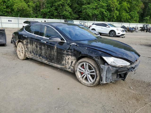 5YJSA1H10EFP45350 - 2014 TESLA MODEL S შავი ფოტო 4