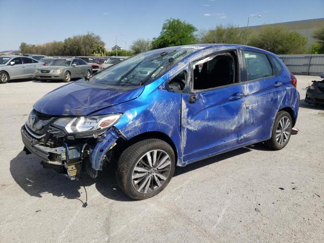 3HGGK5H73HM712505 - 2017 HONDA FIT EX BLUE photo 1