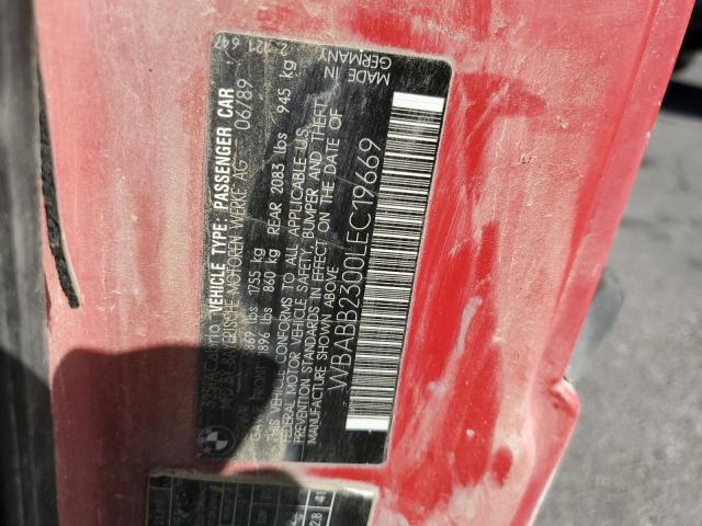 WBABB2300LEC19669 - 1990 BMW 325 IC AUTOMATIC Qırmızı foto 12