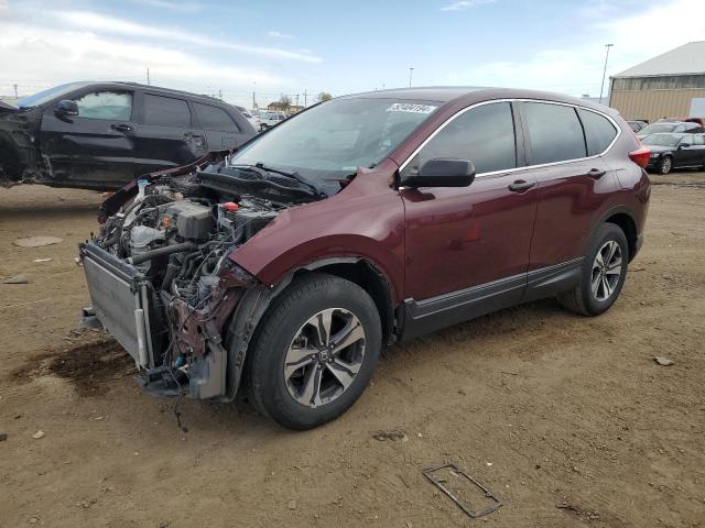 2HKRW6H30JH224008 - 2018 HONDA CR-V LX BURGUNDY photo 1