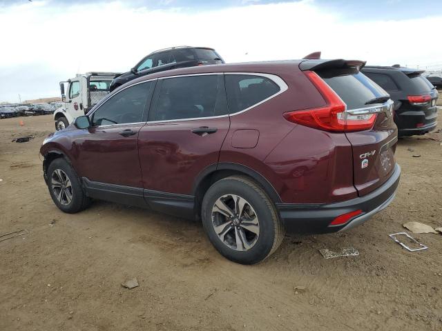 2HKRW6H30JH224008 - 2018 HONDA CR-V LX BURGUNDY photo 2