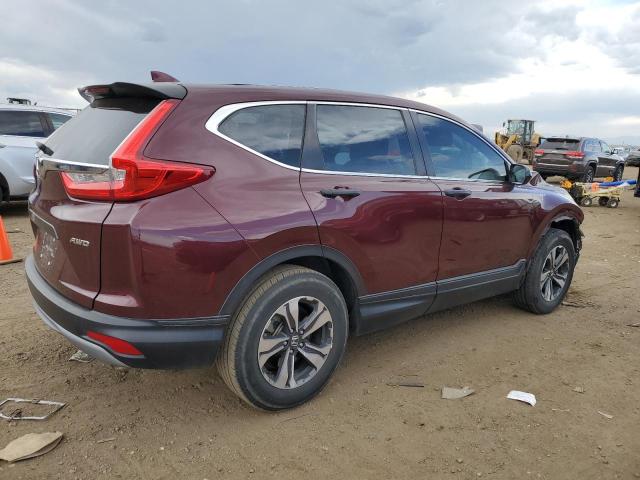 2HKRW6H30JH224008 - 2018 HONDA CR-V LX BURGUNDY photo 3