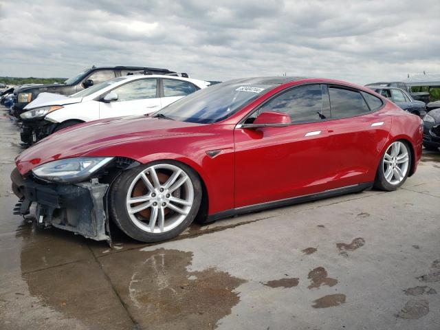 5YJSA1CP1DFP14103 - 2013 TESLA MODEL S წითელი ფოტო 1