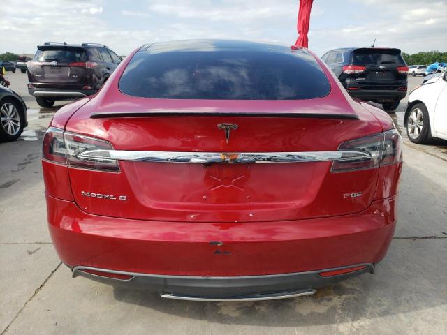 5YJSA1CP1DFP14103 - 2013 TESLA MODEL S წითელი ფოტო 6