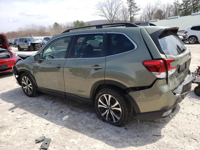 JF2SKAUC6MH478655 - 2021 SUBARU FORESTER LIMITED Grün Foto 2