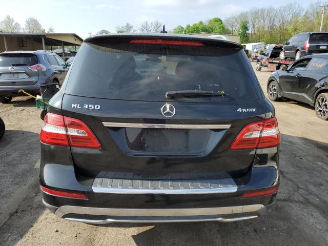 4JGDA5HB3FA608949 - 2015 MERCEDES-BENZ ML 350 4MATIC BLACK photo 6