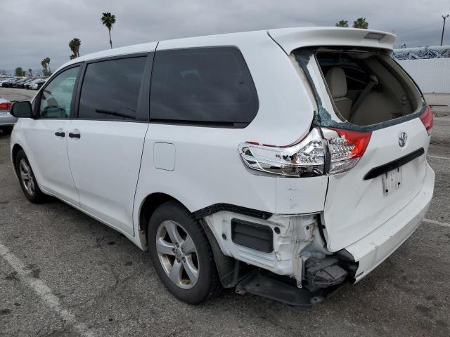 5TDZK3DC6ES467841 - 2014 TOYOTA SIENNA WHITE photo 2