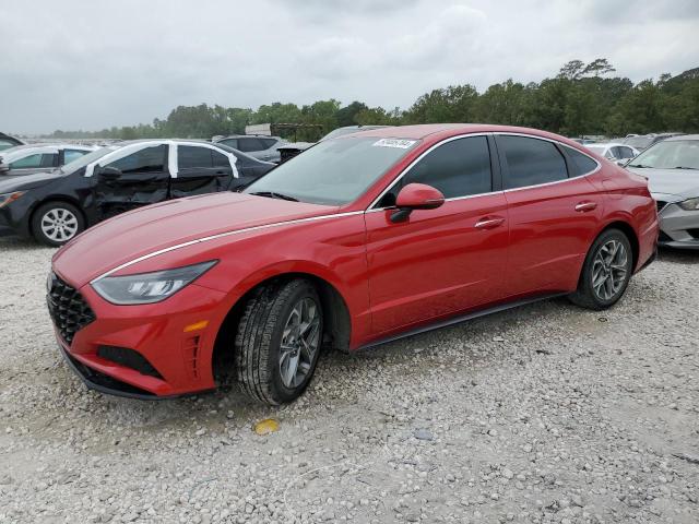 5NPEF4JA6LH058799 - 2020 HYUNDAI SONATA SEL RED photo 1