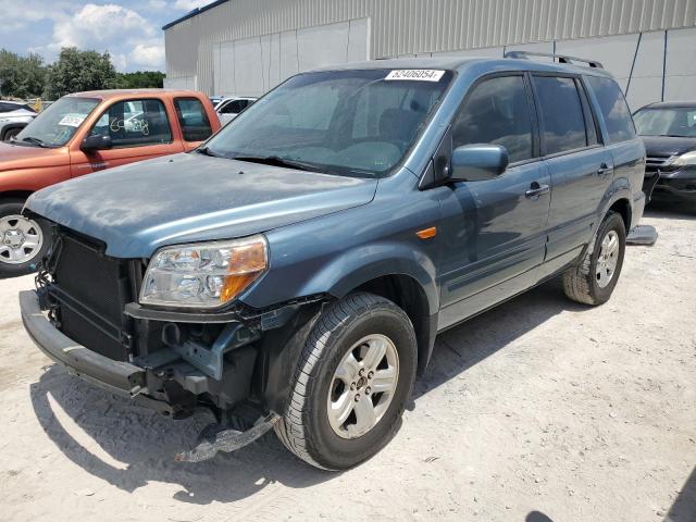 5FNYF282X8B007733 - 2008 HONDA PILOT VP BLUE photo 1