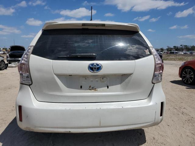 JTDZN3EU5C3021984 - 2012 TOYOTA PRIUS V WHITE photo 6