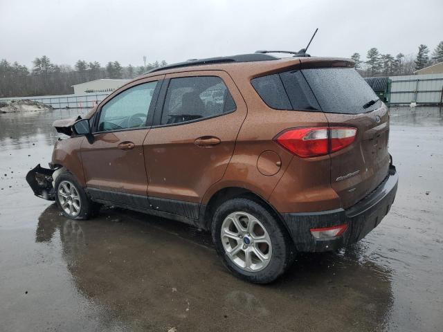 MAJ6S3GL3LC389036 - 2020 FORD ECOSPORT SE 棕色 照片 2