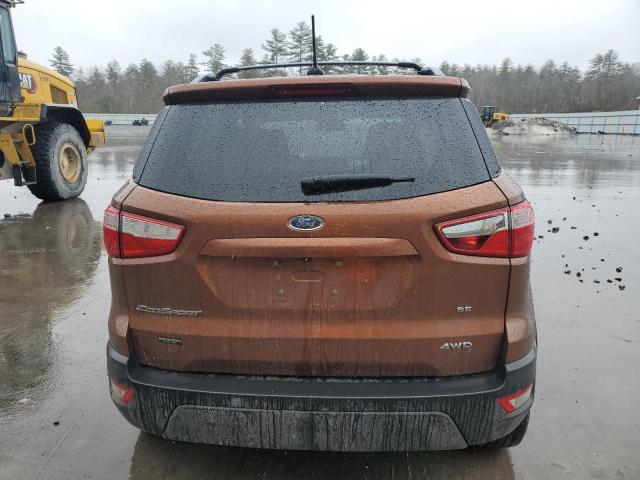 MAJ6S3GL3LC389036 - 2020 FORD ECOSPORT SE 棕色 照片 6