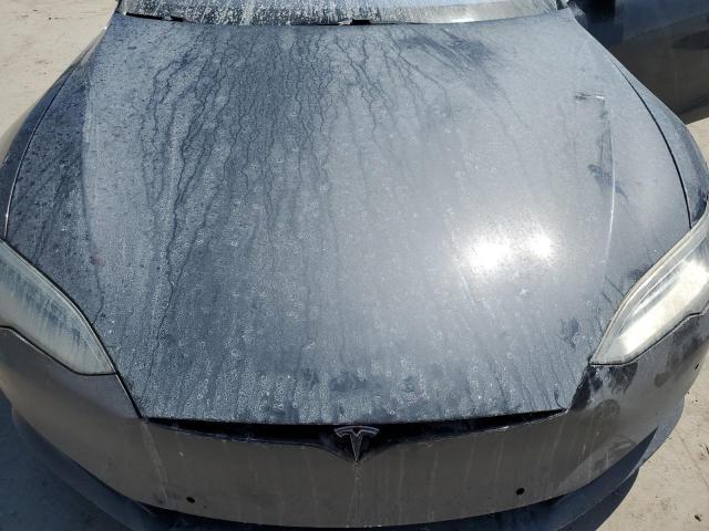5YJSA1E21HF207452 - 2017 TESLA MODEL S GRAY photo 11