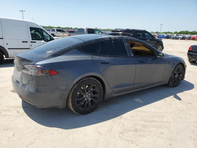 5YJSA1E21HF207452 - 2017 TESLA MODEL S GRAY photo 3