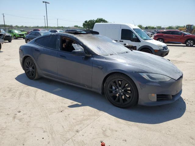 5YJSA1E21HF207452 - 2017 TESLA MODEL S GRAY photo 4