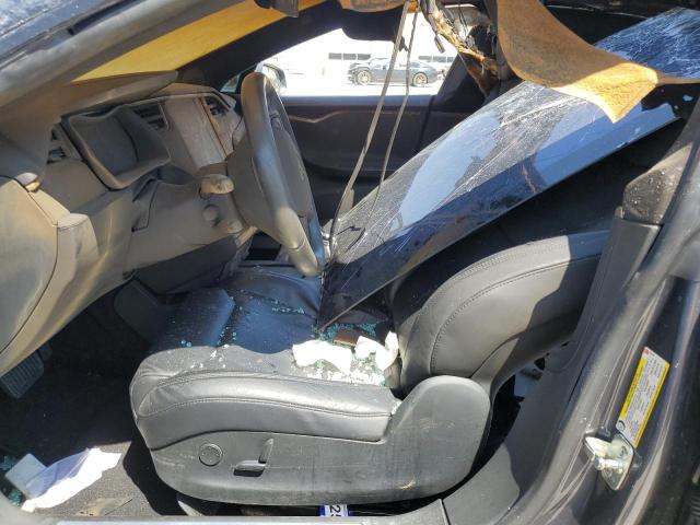 5YJSA1E21HF207452 - 2017 TESLA MODEL S GRAY photo 7