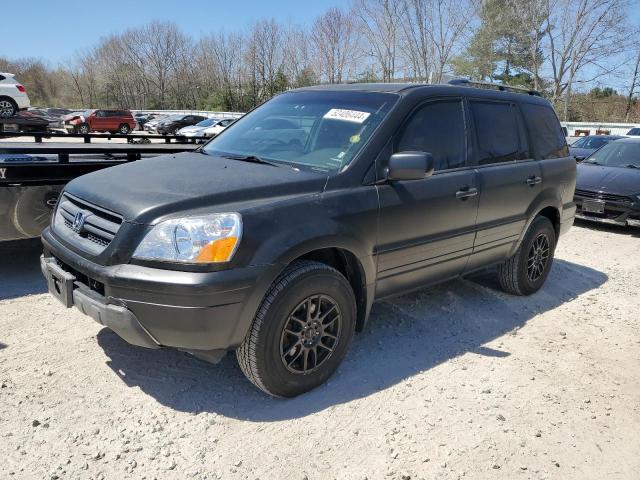 5FNYF18565B030619 - 2005 HONDA PILOT EXL BLACK photo 1