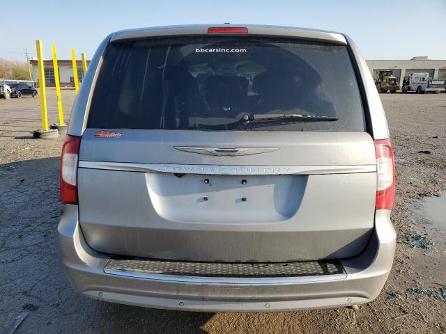 2C4RC1CG3DR726556 - 2013 CHRYSLER TOWN & COU TOURING L SILVER photo 6