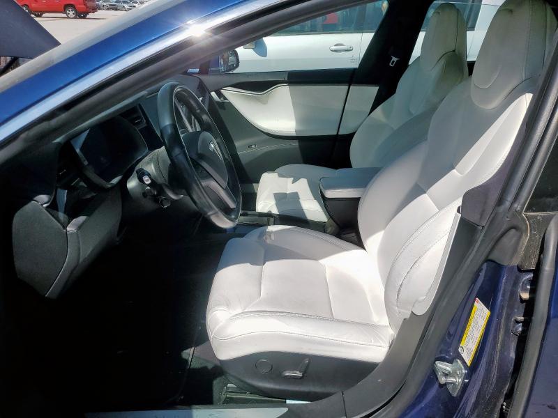 5YJSA1E2XKF339553 - 2019 TESLA MODEL S BLUE photo 7