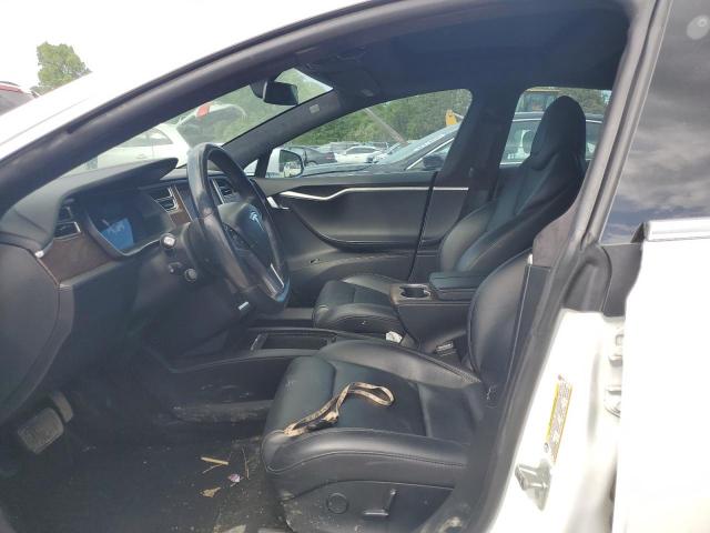 5YJSA1E24JF245148 - 2018 TESLA MODEL S WHITE photo 7