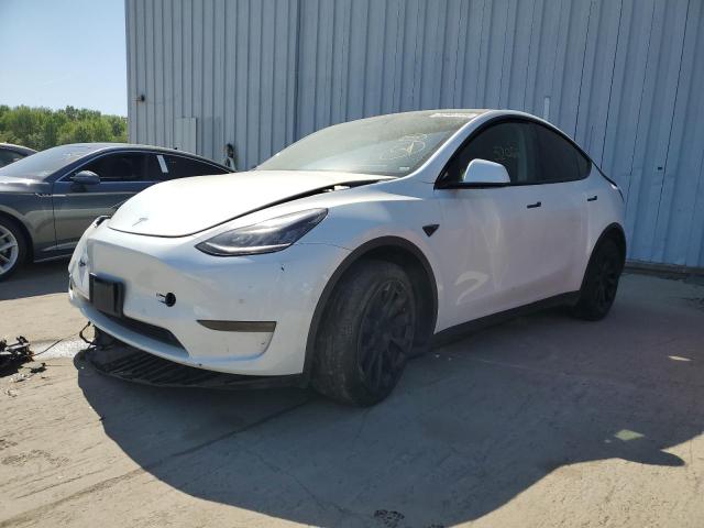 5YJYGDEE7MF065235 - 2021 TESLA MODEL Y WHITE photo 1