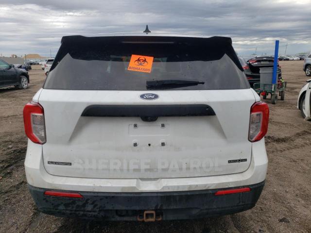 1FM5K8AB8MGB46315 - 2021 FORD EXPLORER POLICE INTERCEPTOR 白色 照片 6
