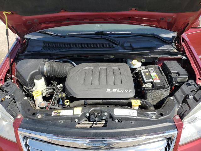 2C4RC1CG9DR589963 - 2013 CHRYSLER TOWN & COU TOURING L BURGUNDY photo 12