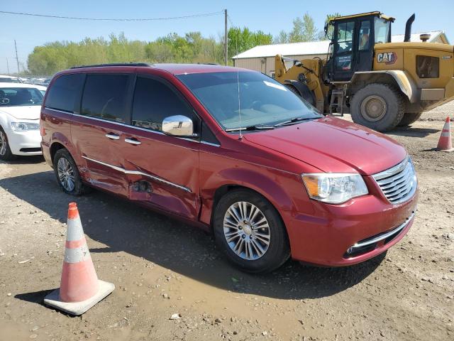 2C4RC1CG9DR589963 - 2013 CHRYSLER TOWN & COU TOURING L BURGUNDY photo 4
