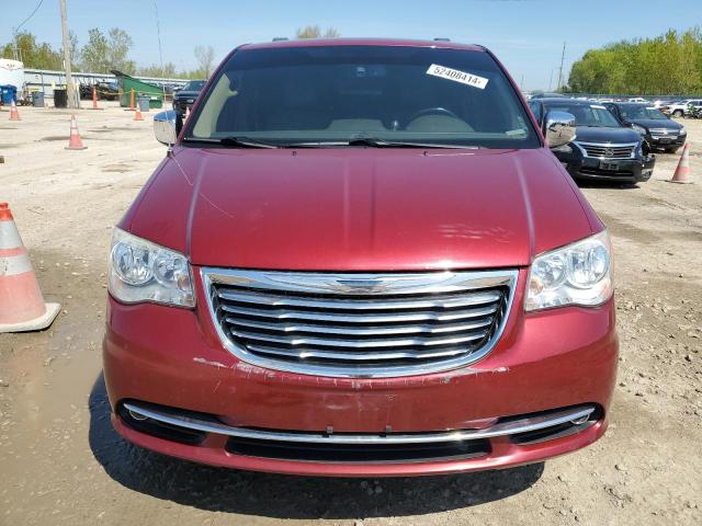 2C4RC1CG9DR589963 - 2013 CHRYSLER TOWN & COU TOURING L BURGUNDY photo 5