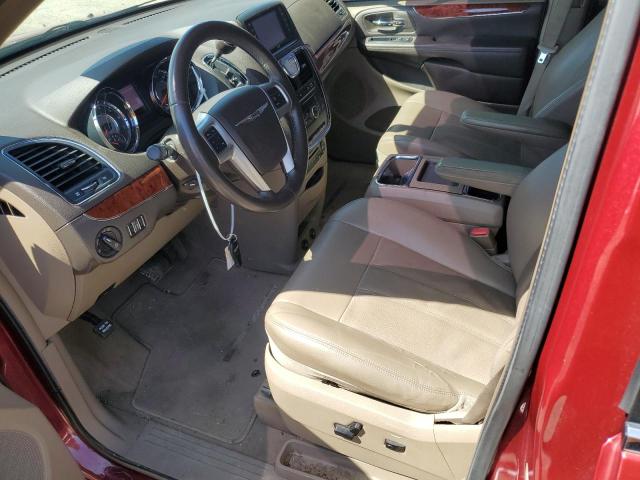 2C4RC1CG9DR589963 - 2013 CHRYSLER TOWN & COU TOURING L BURGUNDY photo 7