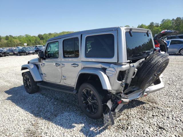 1C4JJXP67MW686559 - 2021 JEEP WRANGLER U SAHARA 4XE GRAY photo 2
